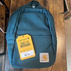 Carhartt Teal Classic Mini Backpack Durable Water Repellent Multiple Pockets